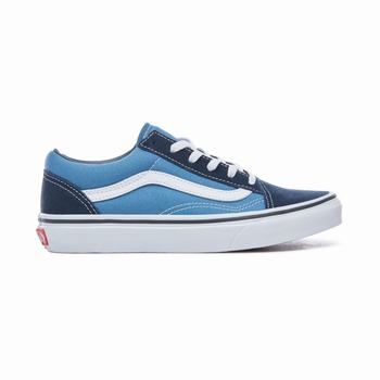 Detske Tenisky Vans Old Skool (4-8 years) Námornícka Modrá/Biele VA31NSCQA